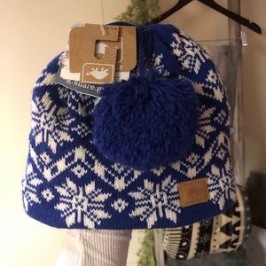 women’s turtle fur fleece lined winter beanie